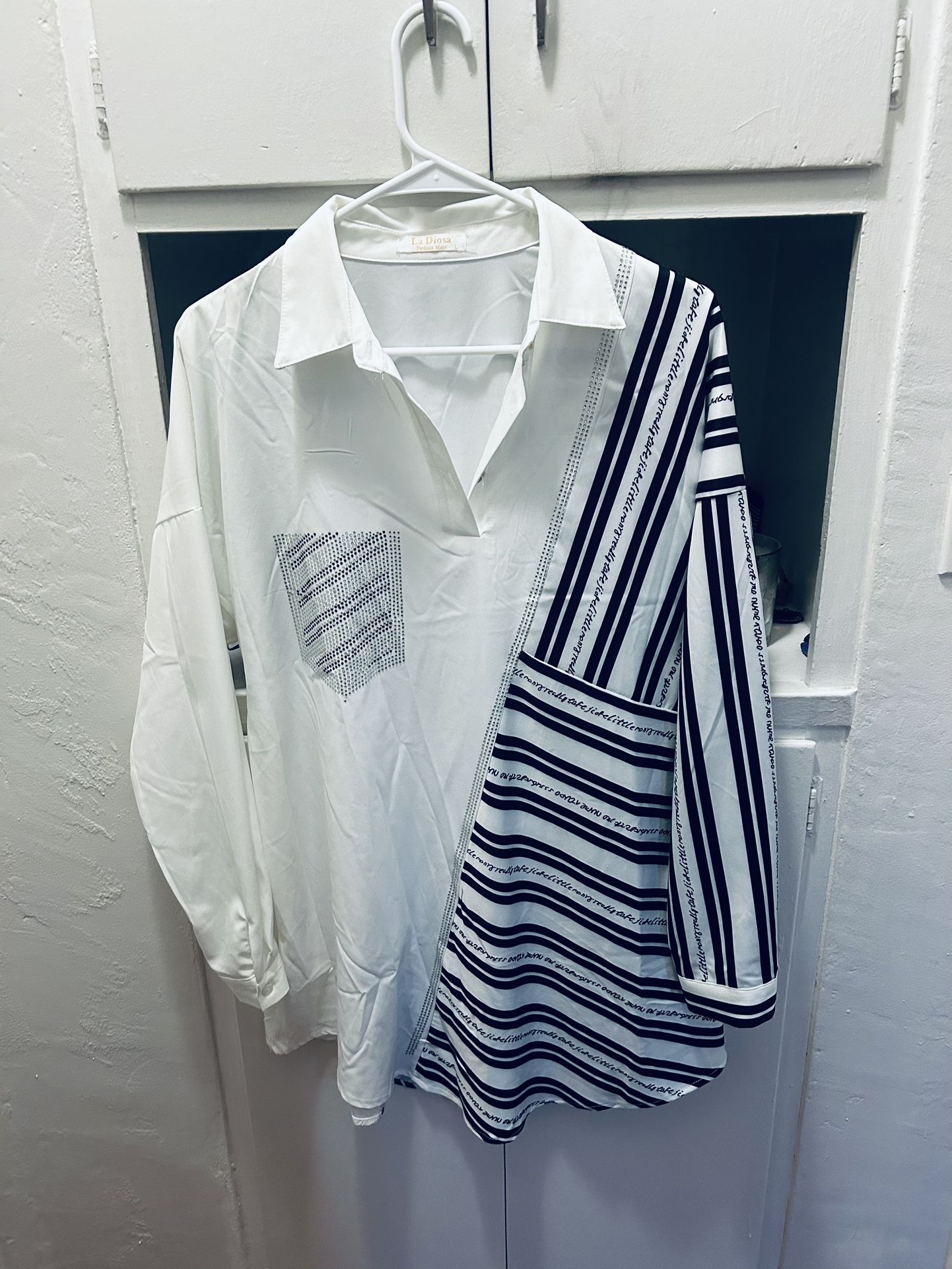 White And black Tunic, La Diosa.