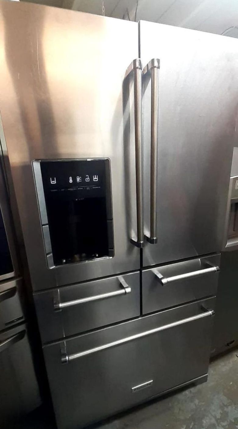 Kitchen Aid 5 Door Stainless Steel Refrigerator Fridge