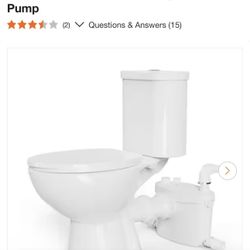 Macerating upflush toilet model MT-1