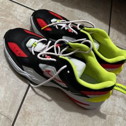 Nike M2k Tekno Black Volt Crimson