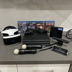 PlayStation PS4 Pro + VR Headset Bundle