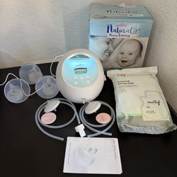 Spectra S1PLUS Premier Rechargeable Electric Breast Pump Blue With Cord & EXTRAS
