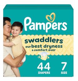 Pampers, Swaddlers - Swaddlers Diapers, Size S7, 44 Count