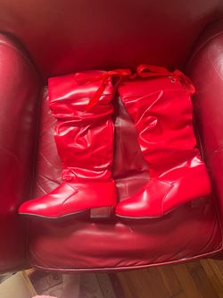 Boots - red - Never worn