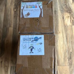 Wild Jungle Safari  And Space Theme Stencil Kit