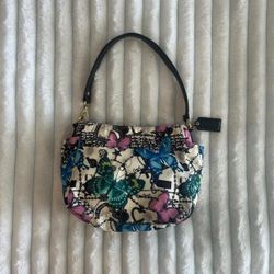 Coach limited edition rare Carly butterfly print purse