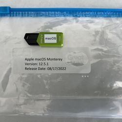 Apple macOS Monterey 12.5.1 Bootable Installer 16Gb USB Flash Drive