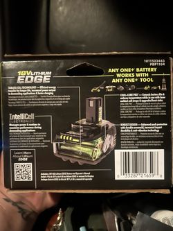 Ryobi One+ 18v Lithium Edge Battery