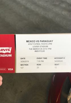 MEXICO vs PARAGUAY SECTION 127