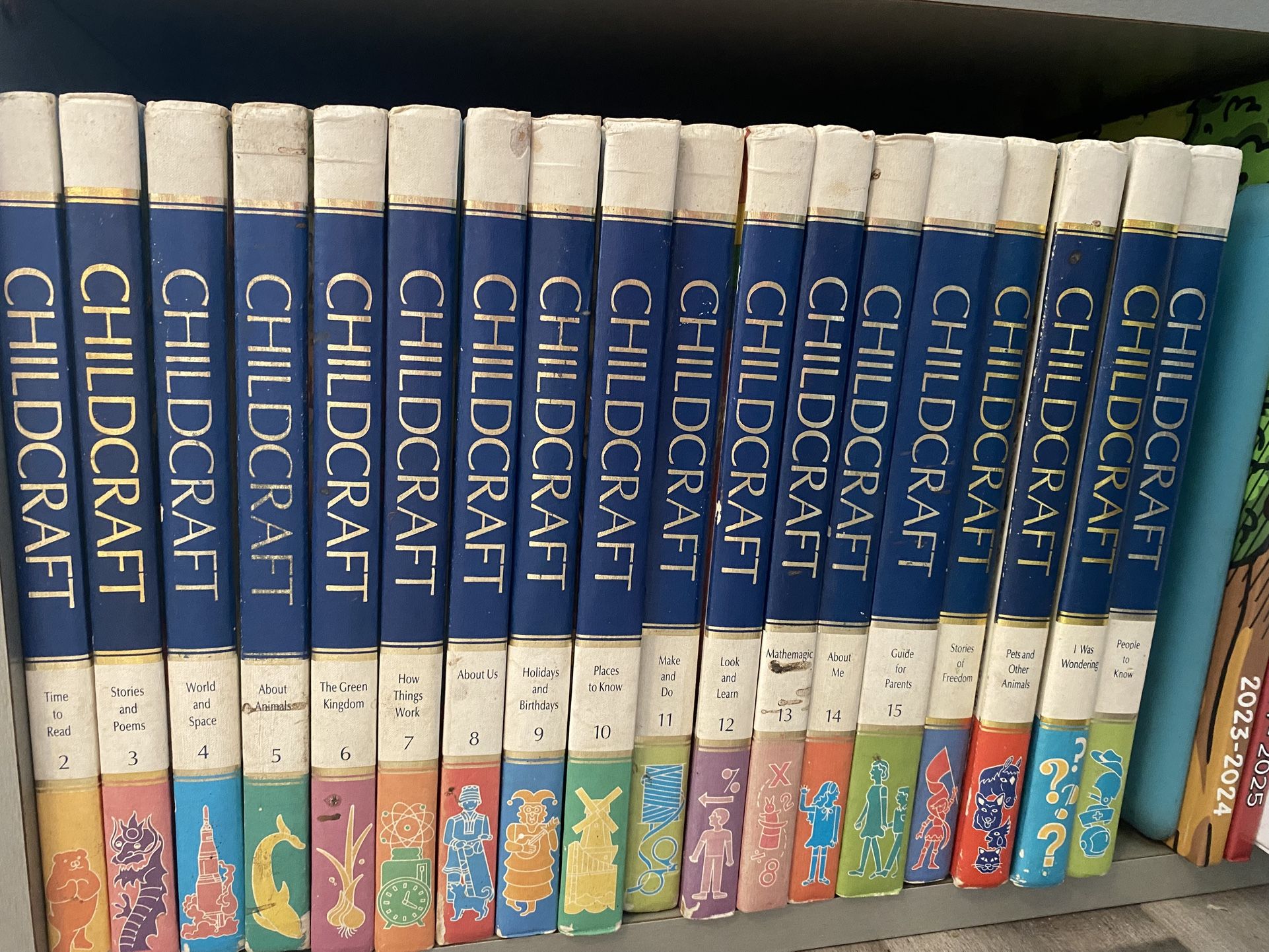 Used Childcraft Children’s books 2-15