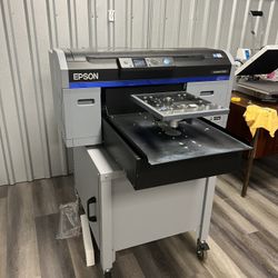 DTG Epson F2100 Shirt Printer Set Up