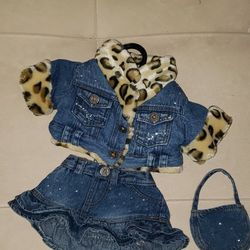 Build A Bear Jean Jacket Outfit 