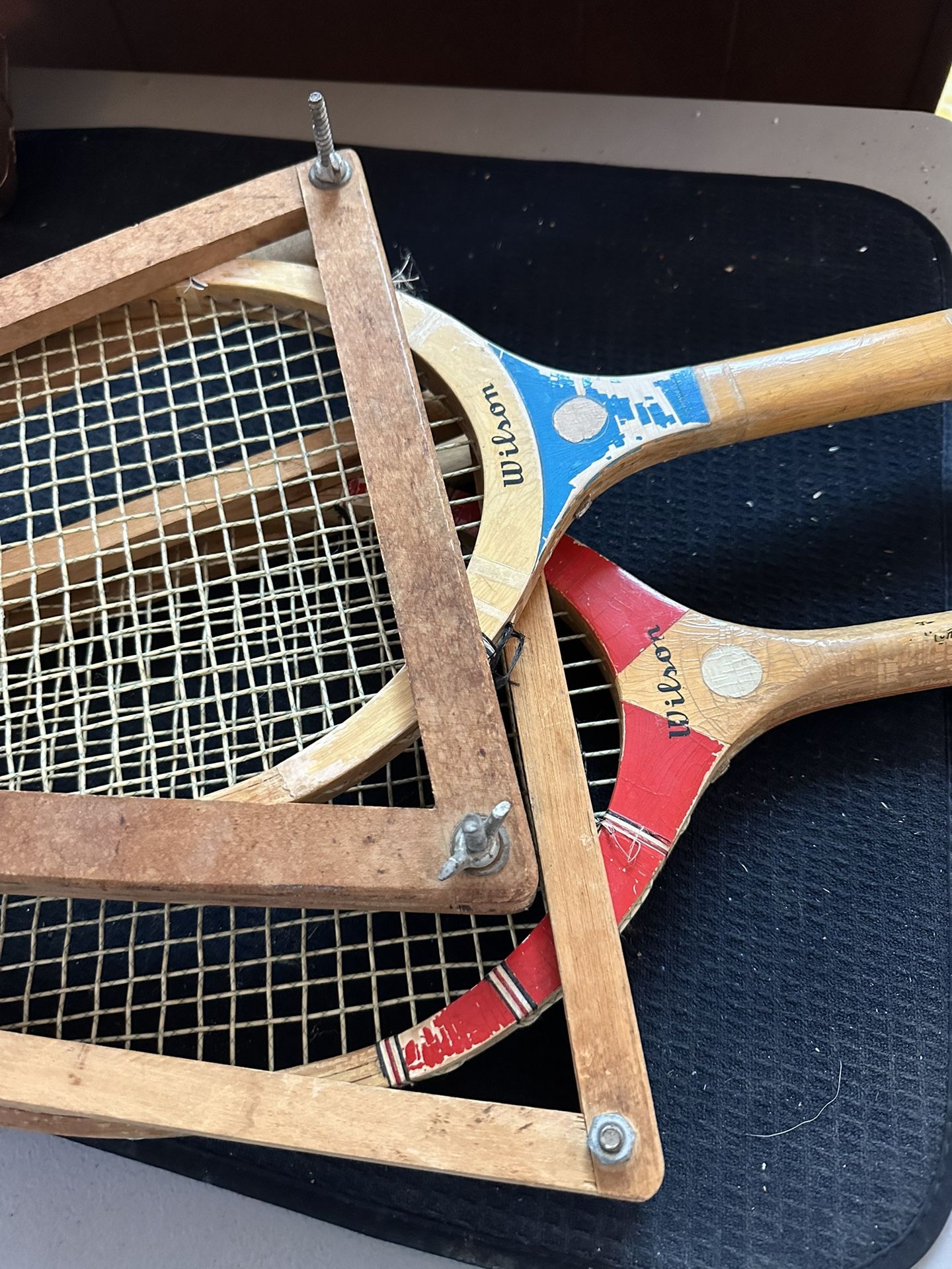 Vintage Wilson Tennis Rackets (one Pair)