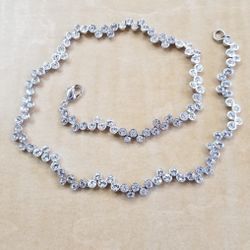 Silver Swarovski Necklace 