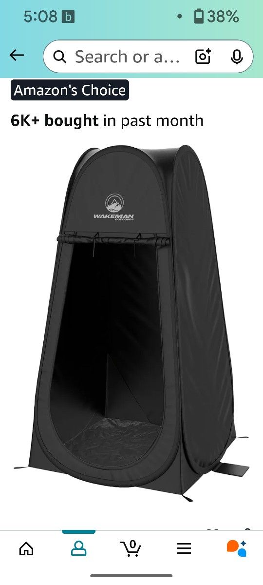 Wakeman Pop Up Pod Privacy Tent -  4 New