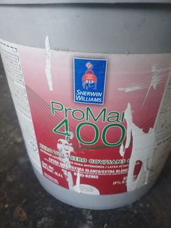 5 gallons Interior Semigloss White Paint