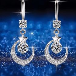 Ladies Moon Shape Earrings 