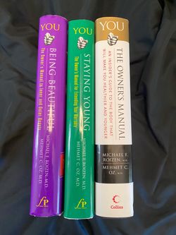 3 hardcover books “YOU” by Dr. Oz