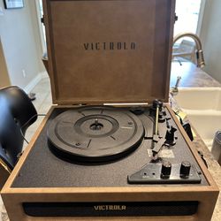 Victrola Record Player, 3-in-1 Bluetooth 
