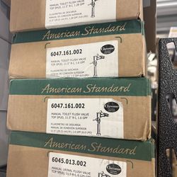 American Standard Ultima Manual 1.6 GPF Exposed Flushometer for 1-1/2 in. Top Spud Commercial Toilet Bowl