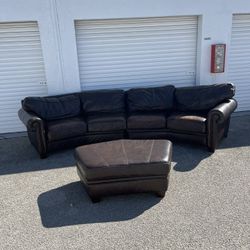 Bernhardt Leather Sectional FREE Delivery