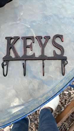 Wall key holder anger