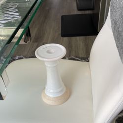 Dual Purpose / Candle Holder/ Elevator For Flower Bowl Or Nic Nacd