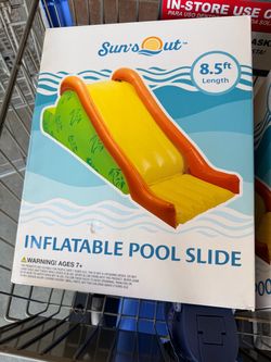 Sun’s Out 8.5ft inflatable slide (Merkury Innovations Aqua Splash)