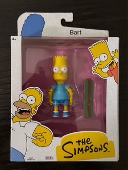 The Simpsons Blue Shirt Bart Simpson Jakks Pacific