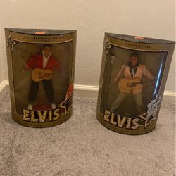 2 New Elvis Presley Dolls  Still In Boxes 1993