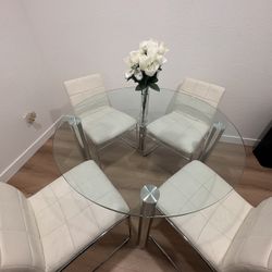Table And 4 Chairs- Make Me An Offer 