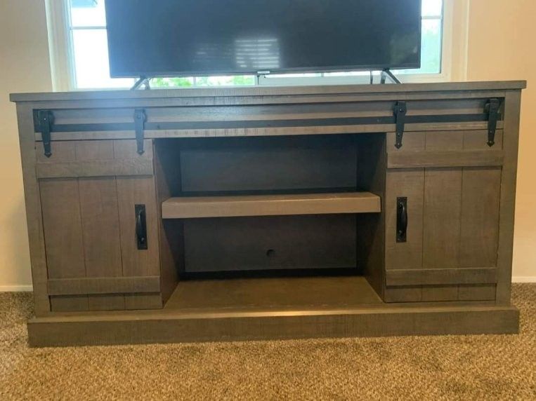 65 Inch Tan TV Stand