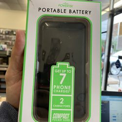 Liquipel Compact Portable Charger - Battery Bank 20,000 mAh - Micro USB, New In Box