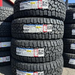 265/70/17 FALKEN Wildpeak AT4W EACH TIRE $205/ CADA LLANTA- INSTALLED AND BALANCED