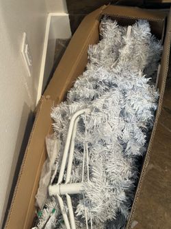 White Christmas Tree