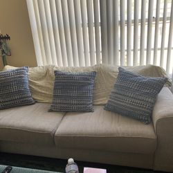 Loveseat And Couch For Pickup On April 28
