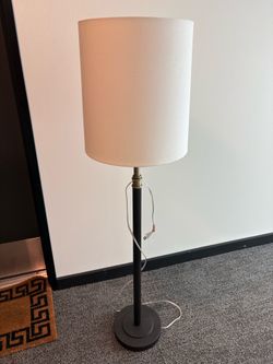 Moving! Crate and Barrel lamp