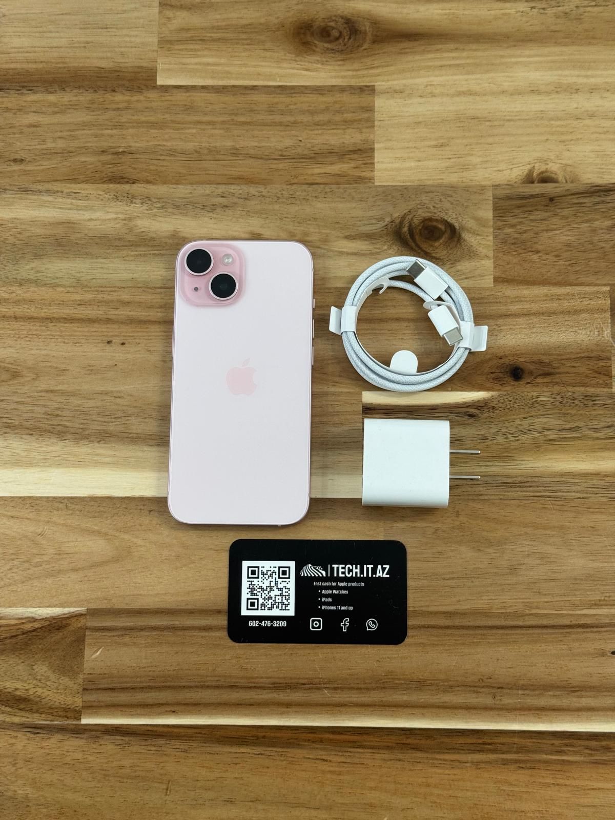 📱 iPhone 15 | 128GB | Pink | T-Mobile/Metro PCS Only | Hablo Español