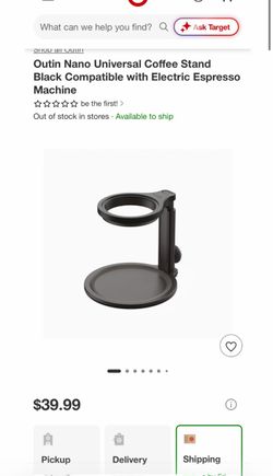 Outin Nano Universal Coffee Stand Compatible with Electric Espresso Machine