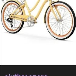 Huffy's Yellow Women's Beach Cruiser 