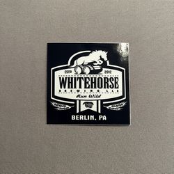 White Horse Brewing, LLC. Berlin, Pennsylvania Sticker
