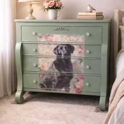 Black Lab Dresser 