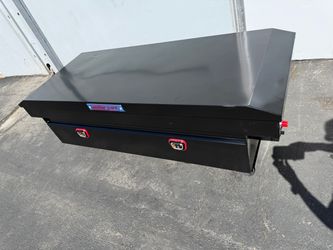 Weather Guard Model 116-5-04 Saddle Truck Box, Gloss Black, 15.5 cu ft Capacity Extra Wide