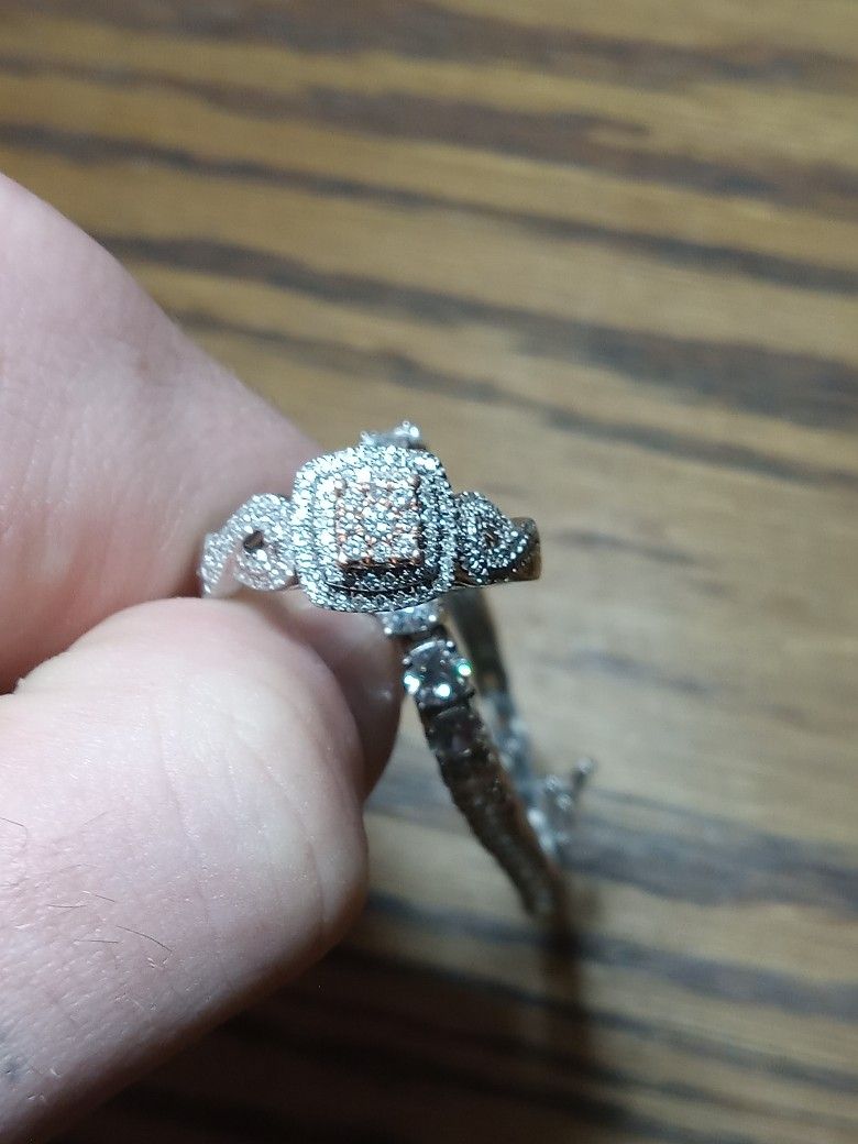 10k 0.33 Carrot Diamond Engagement Ring.