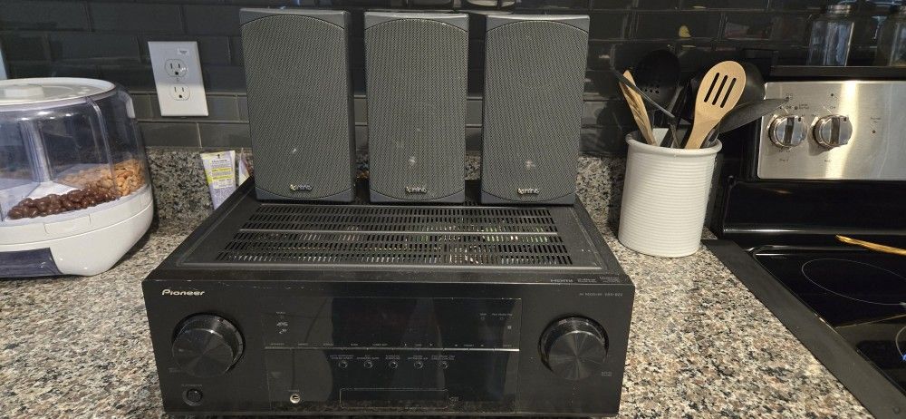 Pioneer VSX-822-k receiver & Infinity HTS-SAT satellite speakers