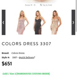 Colors Dress 3307