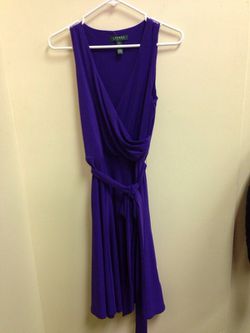 Ladies purple Ralph Lauren dress size 6