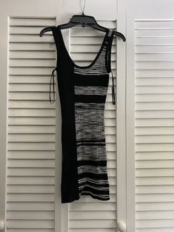Bebe maxi black and white Dress (Size XS)