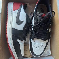 Air Jordan 1 Low Black Toe Size 11