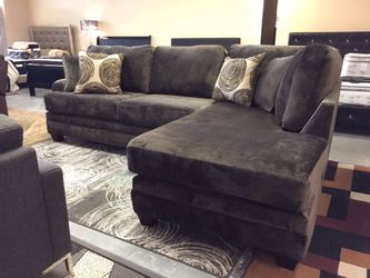 BRAND NEW CHAMPION FABRIC OVER SIZED SECTIONAL SOFA